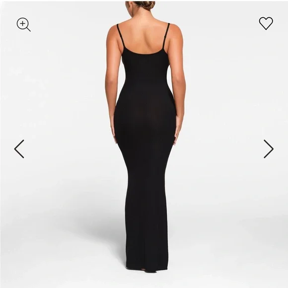 SKIMS SOFT LOUNGE PETITE LONG SLIP DRESS - Picture 2 of 12